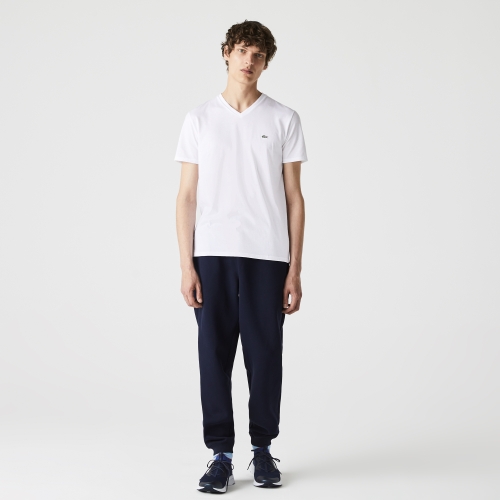 Men's V-neck Pima Cotton Jersey T-shirt