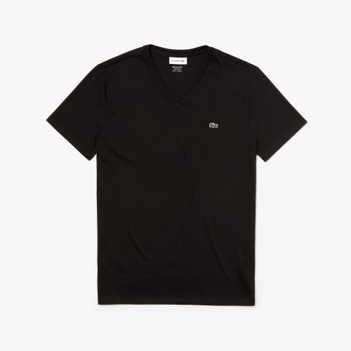 Men's V-neck Pima Cotton Jersey T-shirt