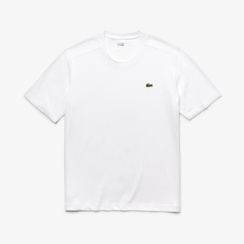 Men's Lacoste SPORT Crew Neck Breathable Cotton Blend T-shirt