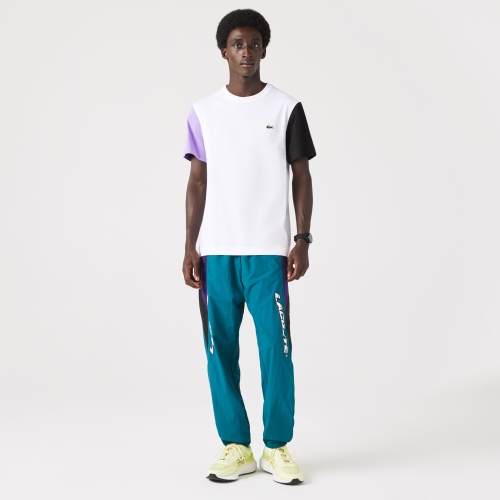 Men's Lacoste Regular Fit Color-block Cotton Jersey T-Shirt