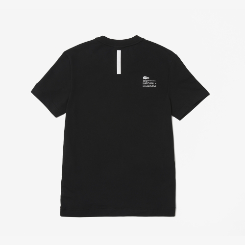 Men's Regular Fit Branded Piqué T-shirt