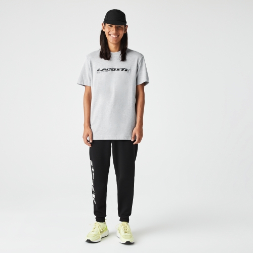 Men's Regular Fit Branded Piqué T-shirt