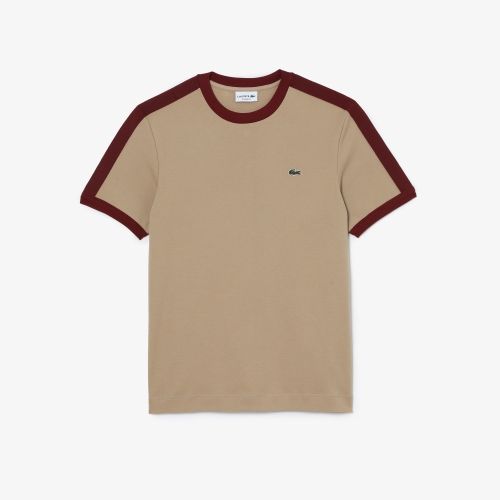 Men's Lacoste Regular Fit Contrast Collar T-Shirt