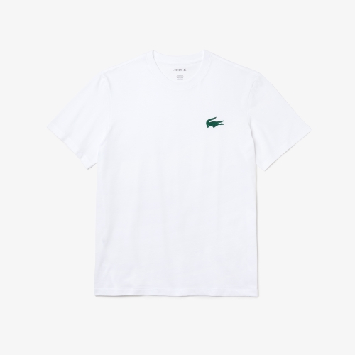 Men's Velour Crocodile Crew Neck Cotton Indoor T-Shirt