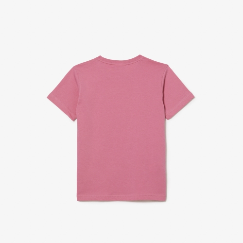 Kids Crew Neck Cotton Jersey T-shirt