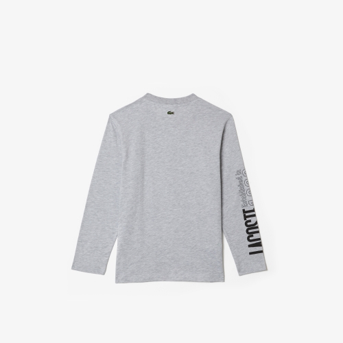 Boys' Lacoste Crocodile Print T-shirt