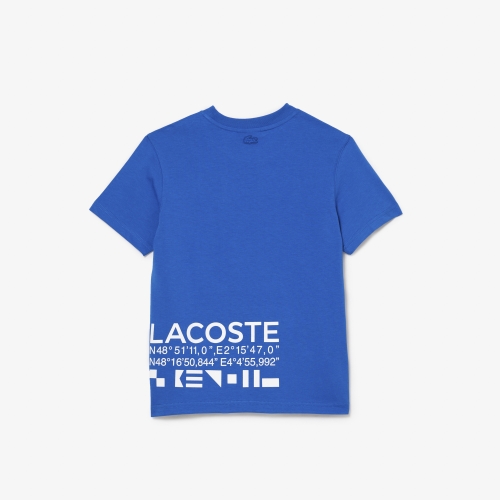 Kids' Lacoste Oversised Nautical Style T-shirt