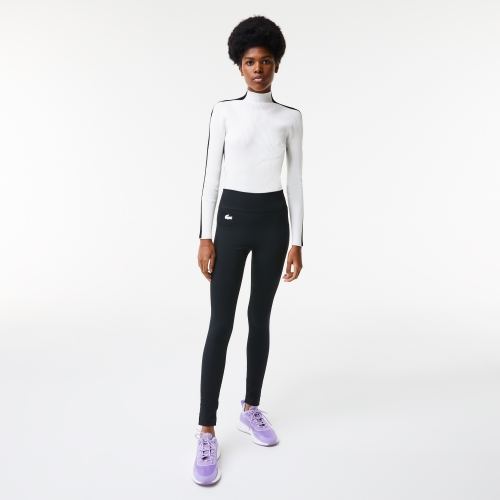 Women's Lacoste SPORT High-Waisted Second-Skin Leggings