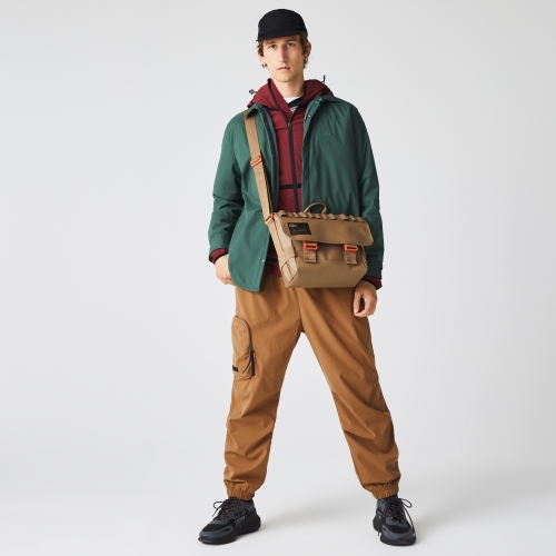Men's Lacoste Contrast Oversized Branding Trackpants